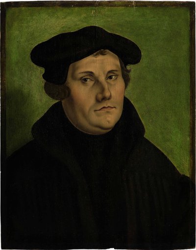 Portrait de Martin Luther - Georg Pencz